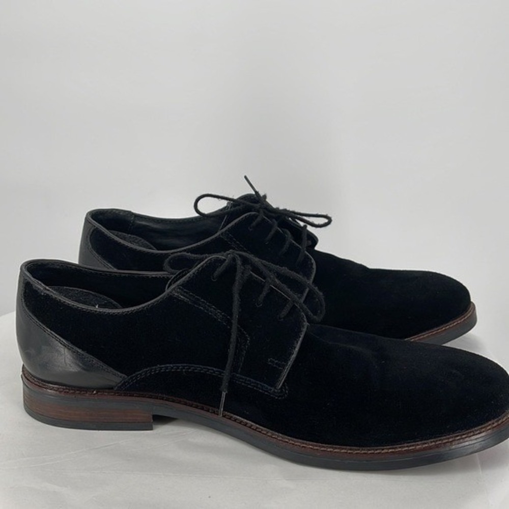 Alfani Men's Phillip Black Suede Lace up Dress Oxfords Men size 12M Blokecore - Picture 9 of 10